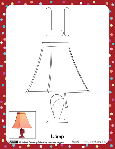 Letter l coloring pages free coloring pages