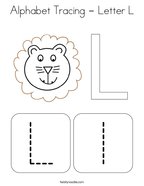 Letter l coloring pages