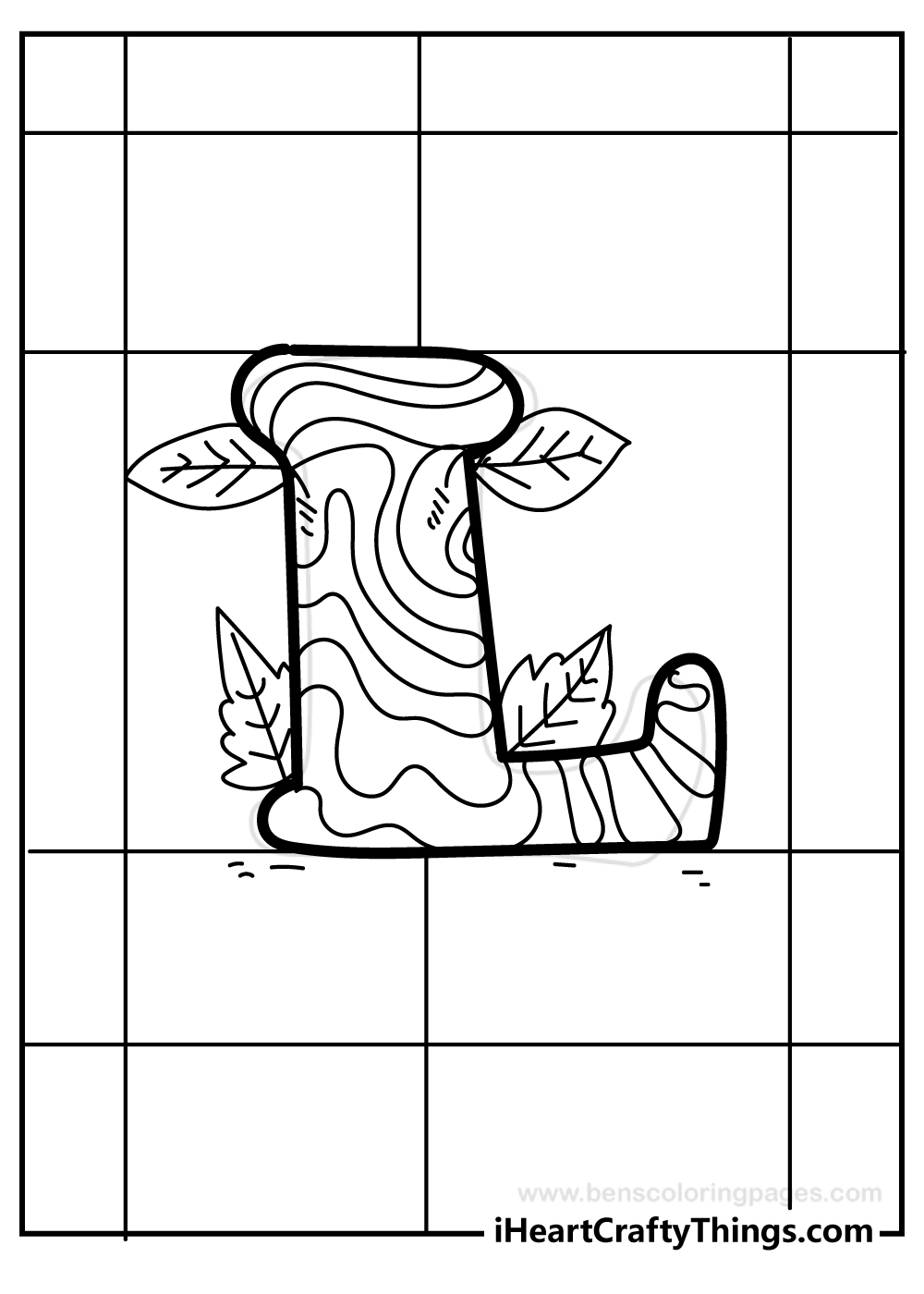Letter l coloring pages free printables