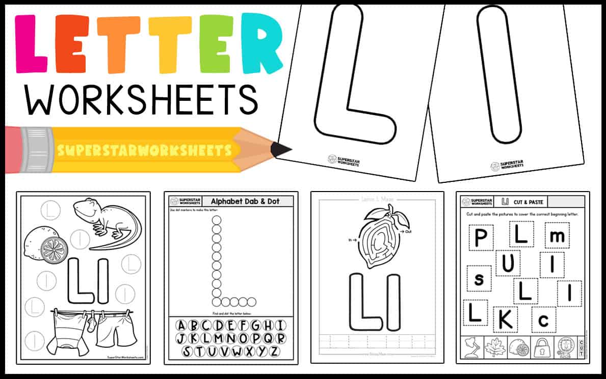 Letter l worksheet