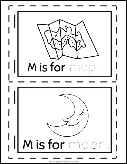 Letter m worksheets free easy print