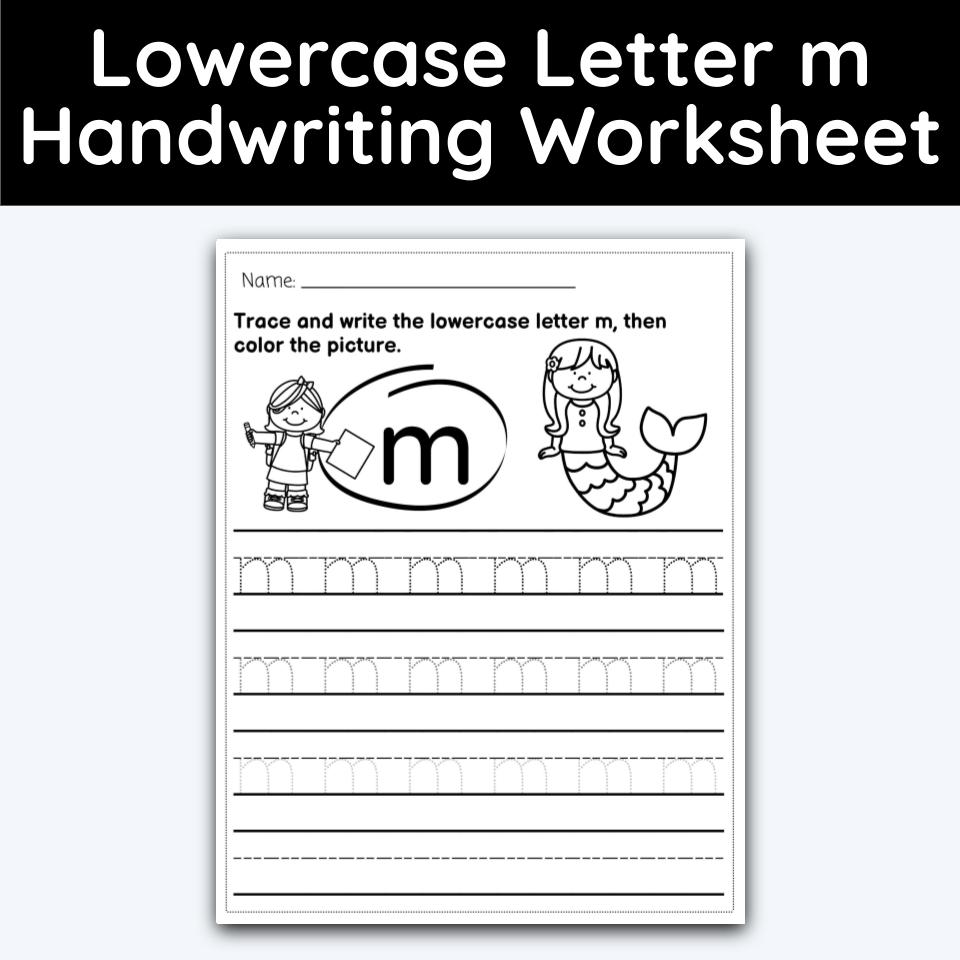 Lowercase letter m