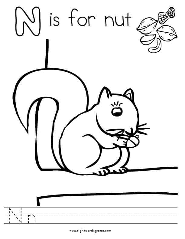 Alphabet coloring pages