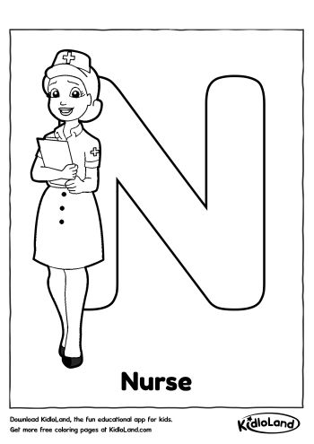 Download free alphabet coloring n and educational activity worksheets for kids