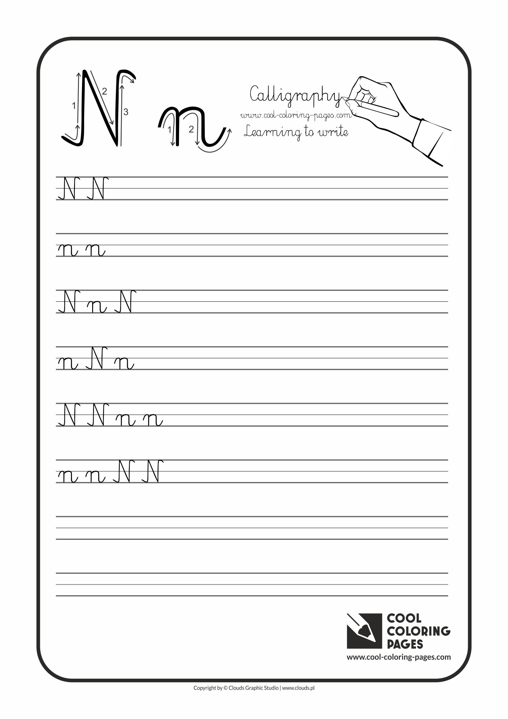 Cool coloring pages calligraphy for kids