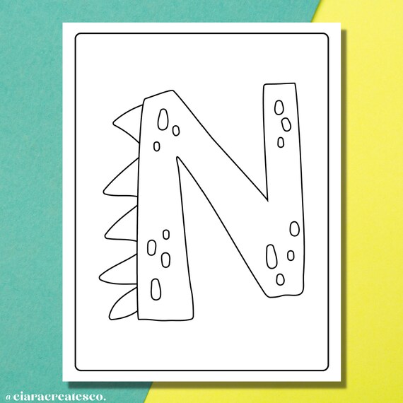 Alphabet coloring pages homeschool activity dinosaur alphabet printable summer activity coloring book coloring pages dinosaur
