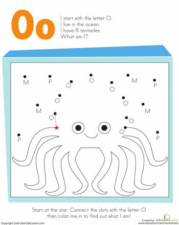 Letter dot to dot o worksheet education letter o activities letter o worksheets lettering