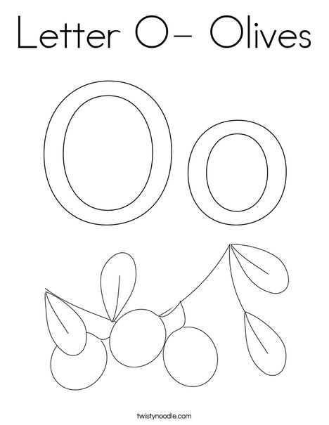 Letter o