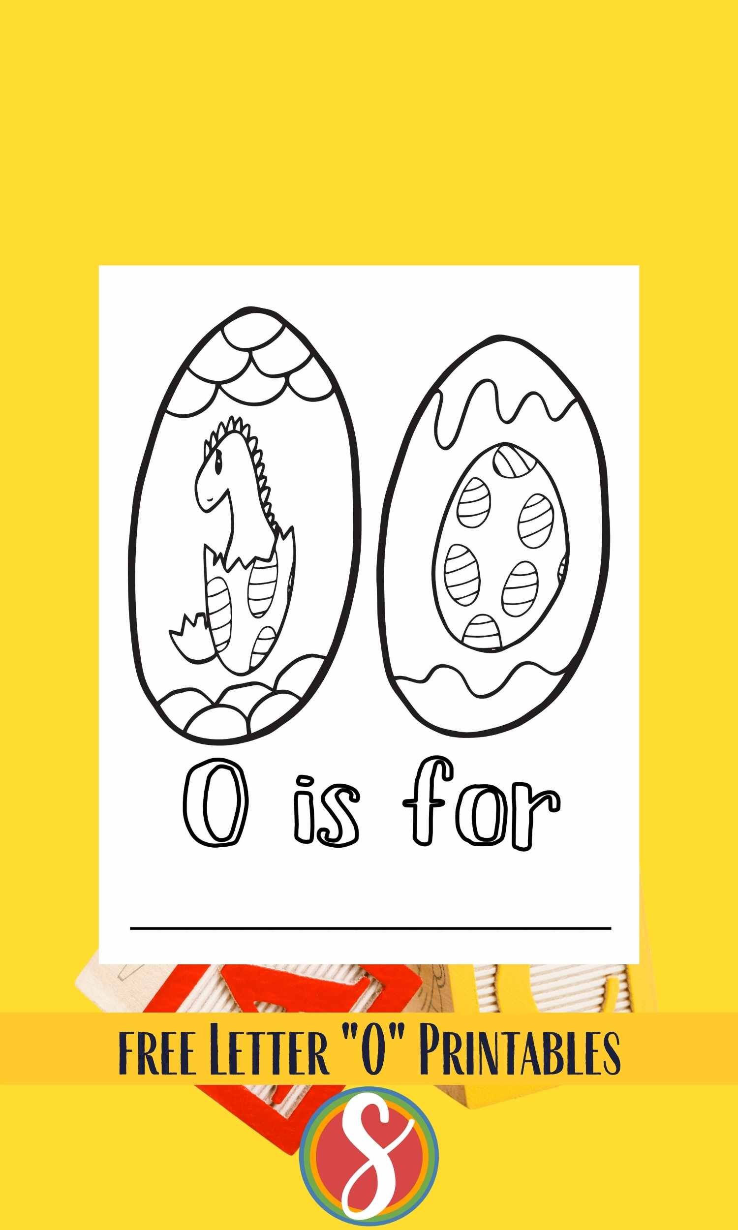 Letter o coloring pages â stevie doodles
