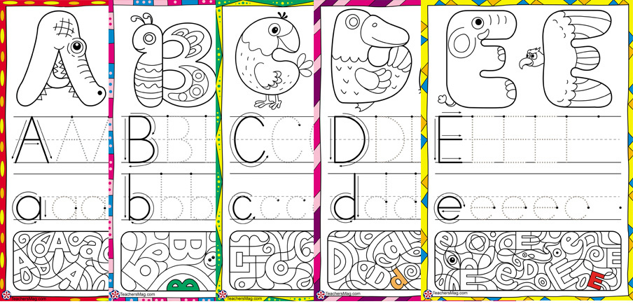 Letter tracing worksheets