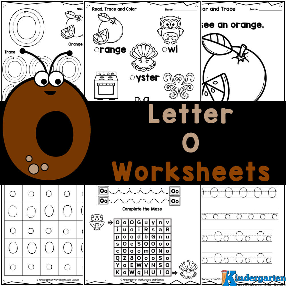 Free printable letter o worksheets for kindergarten