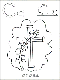 Bible alphabet coloring pages and handwriting worksheets for preschool a to l