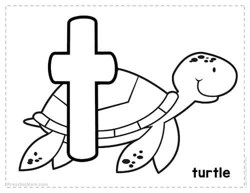 Alphabet coloring pages