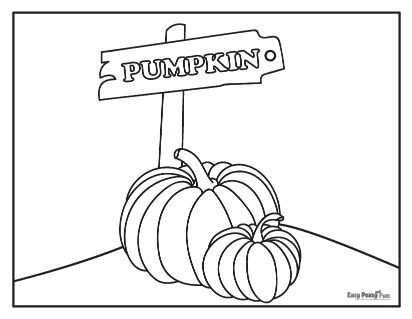Pumpkin coloring pages