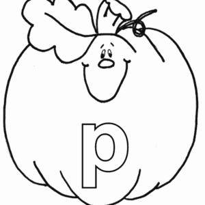 Letter p coloring pages printable for free download