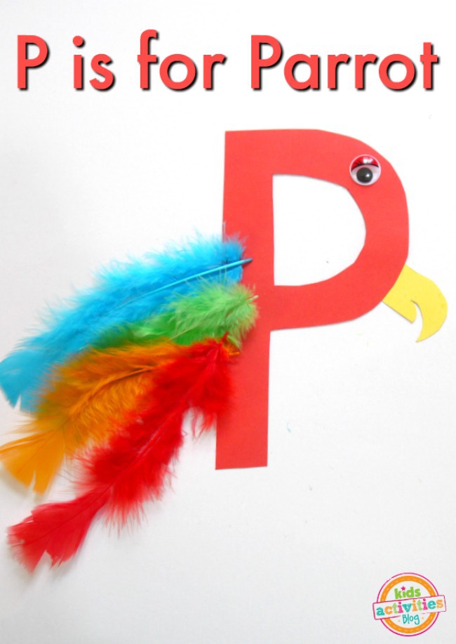 Letter p craft