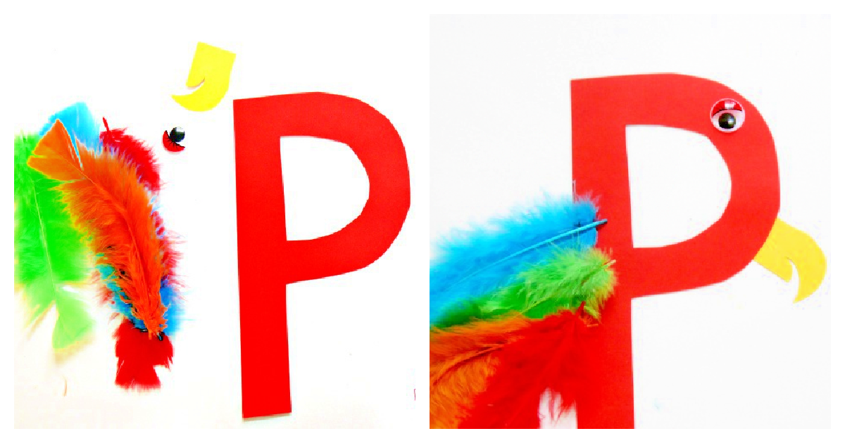 Letter p craft
