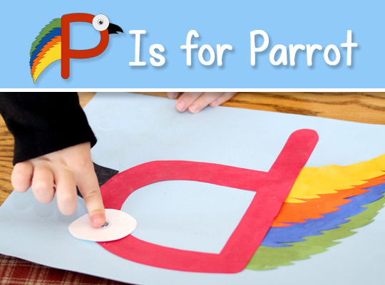 Printable letter p craft