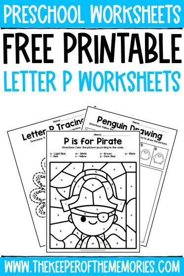 Free printable letter p worksheets