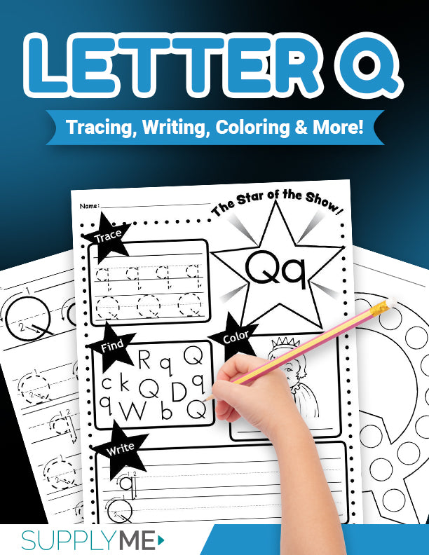 Letter q worksheets bundle