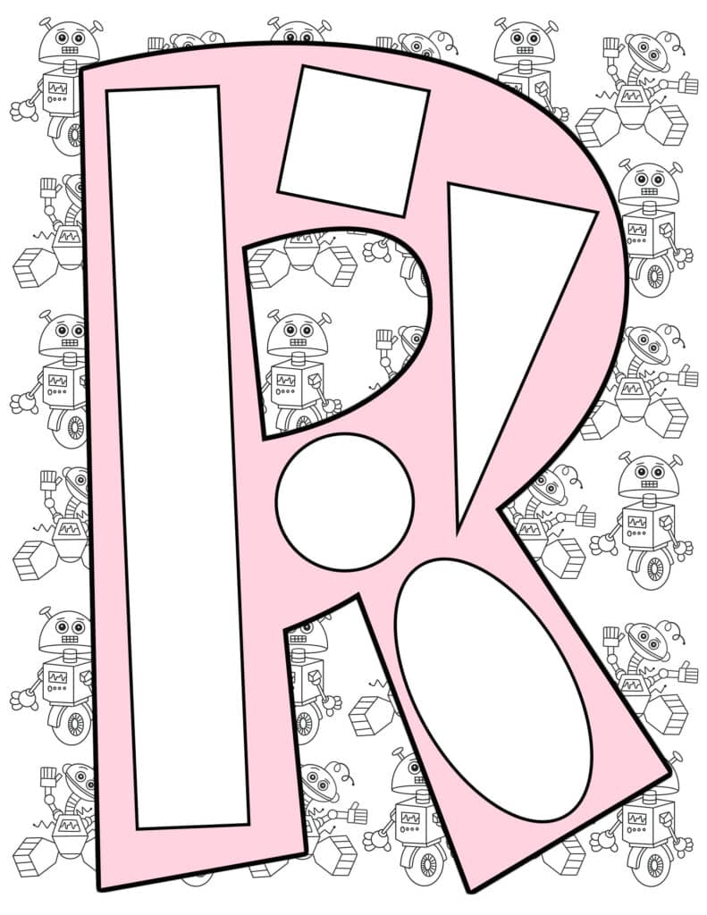 The letter r craft for preschool with free printable cutouts â the hollydog blog