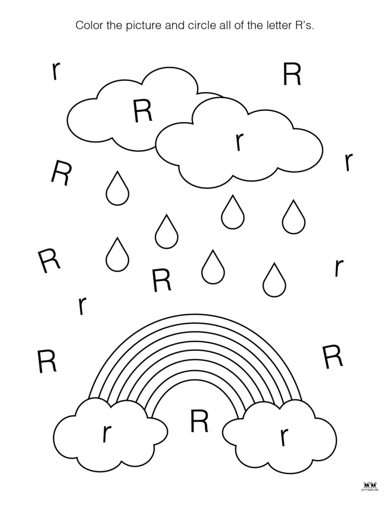Letter r worksheets