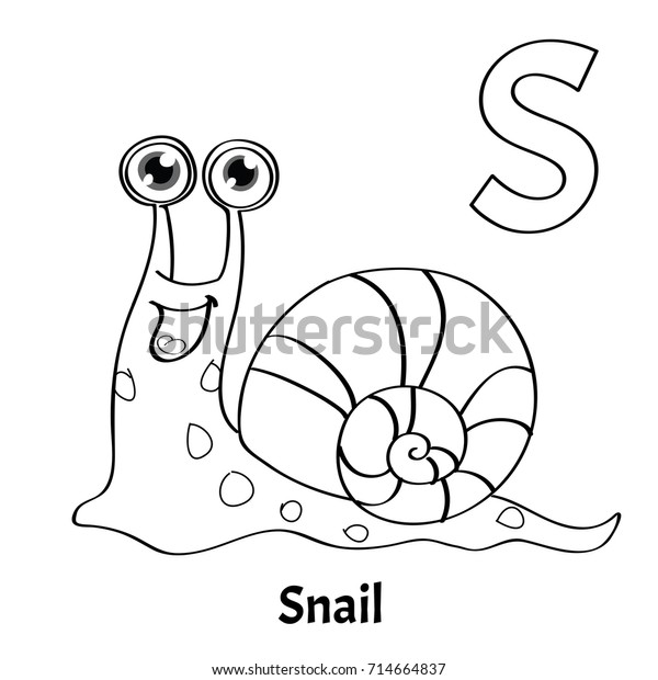 Vector alphabet letter s coloring page stock vector royalty free