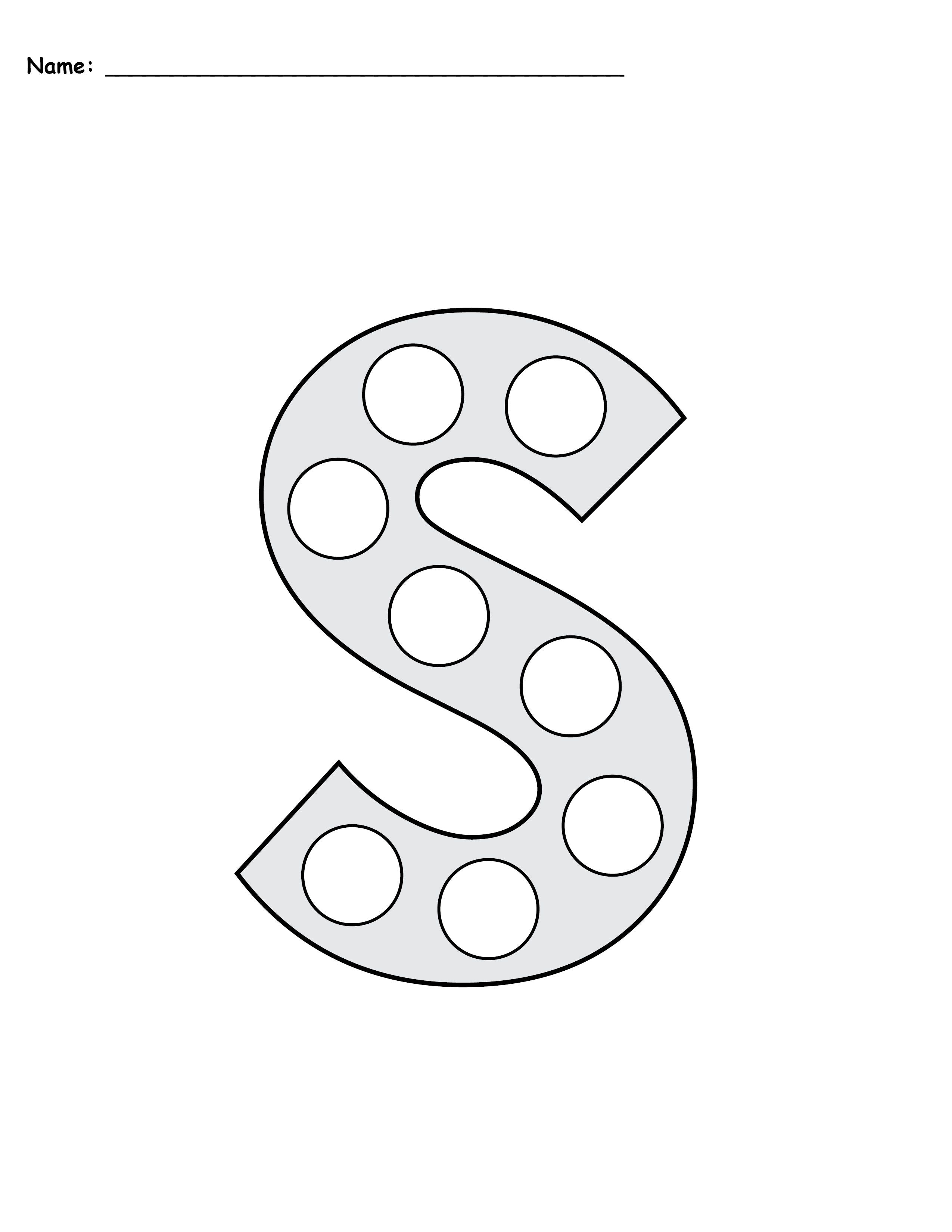 Letter s do