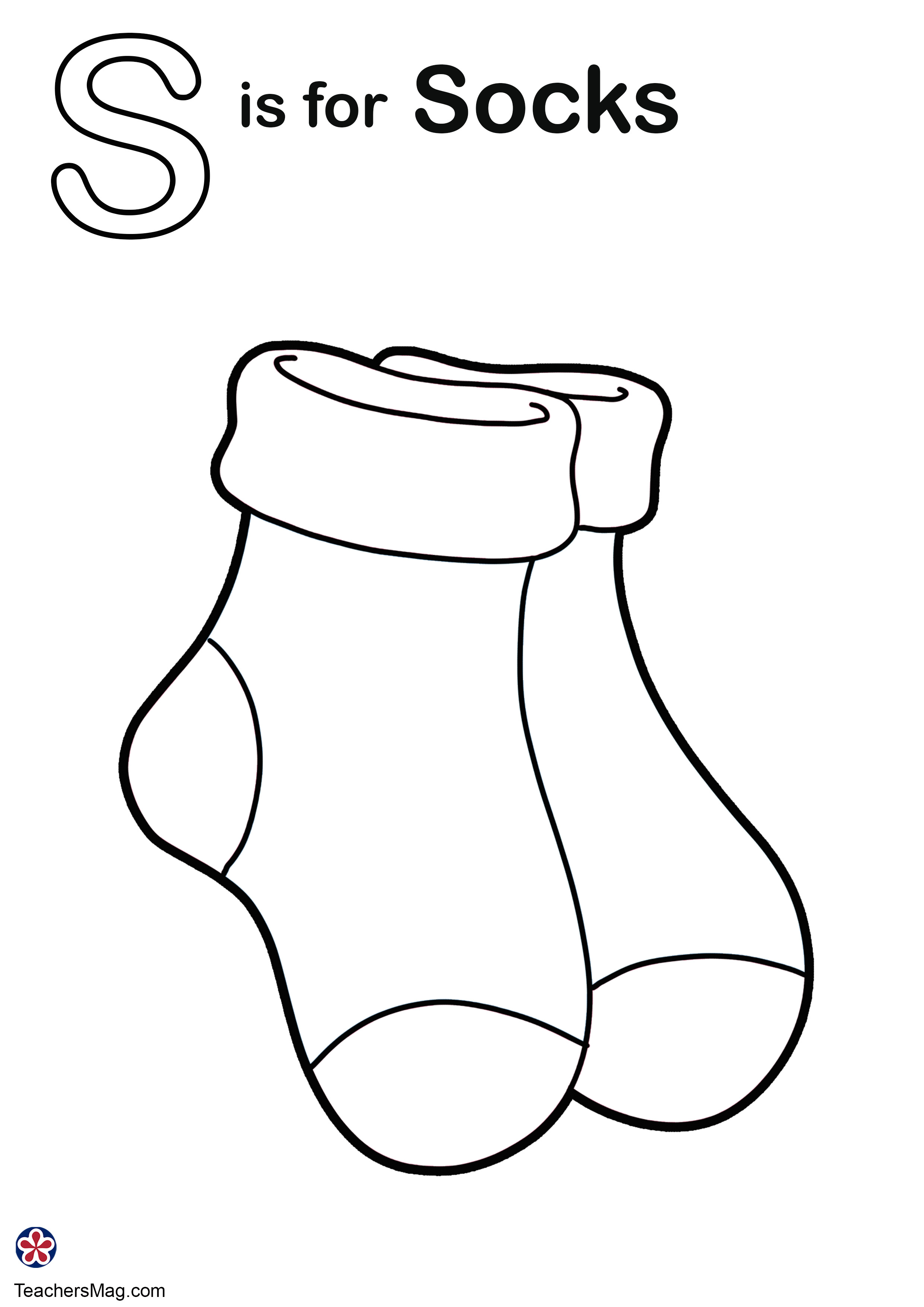 Letter s coloring pages