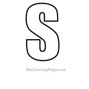 Letter s coloring pages printable for free download