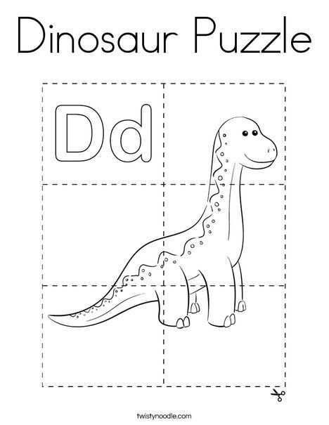 Dinosaur puzzle coloring page dinosaur puzzles dinosaur coloring pages dinosaur