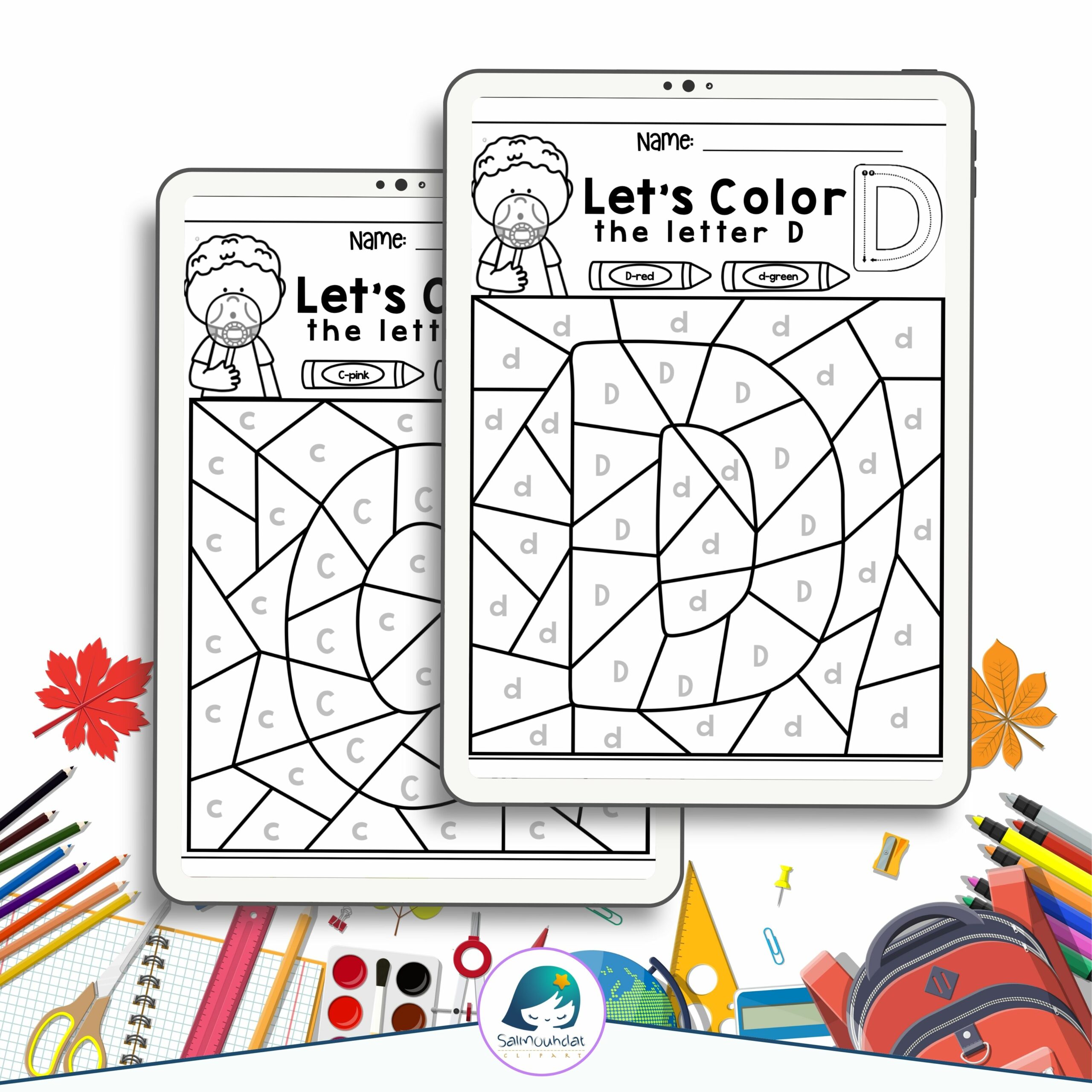 Alphabet letters puzzles back to school activity book for first day of school made by teachers