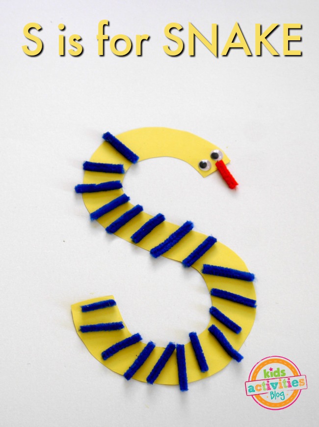 Letter s craft