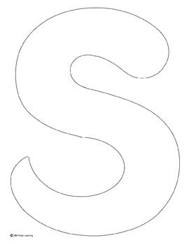 Free letter s snake pattern free lettering letter s alphabet crafts preschool