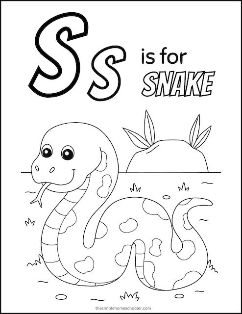 Letter s worksheets free easy print