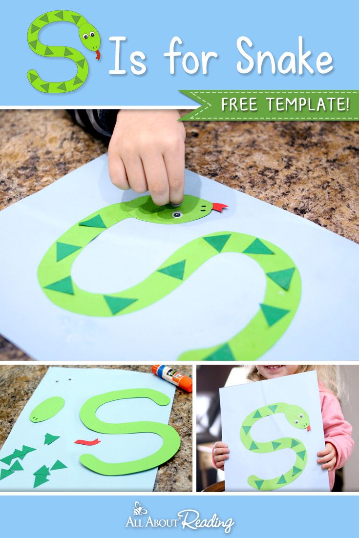 Printable letter s craft