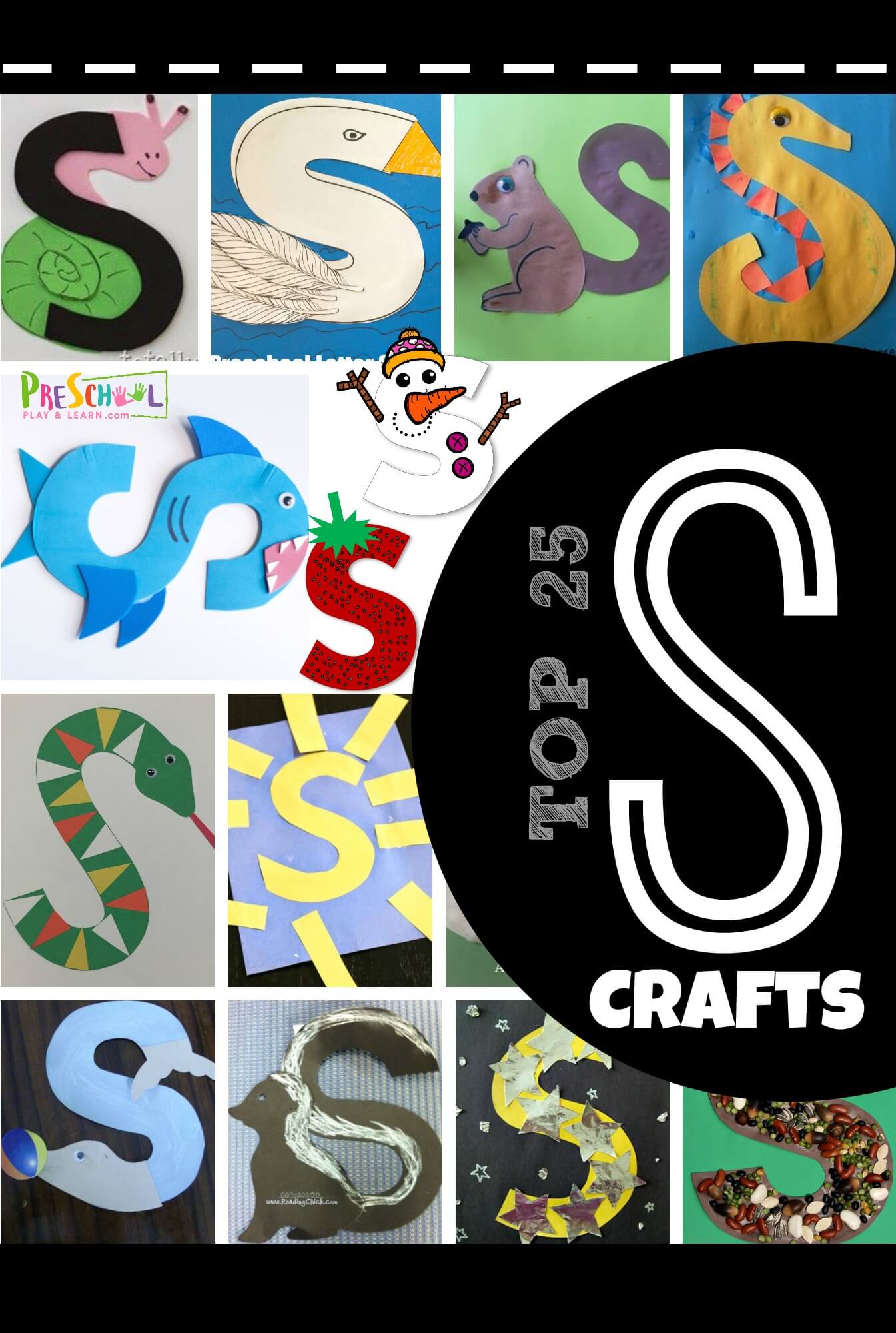 Top letter s crafts