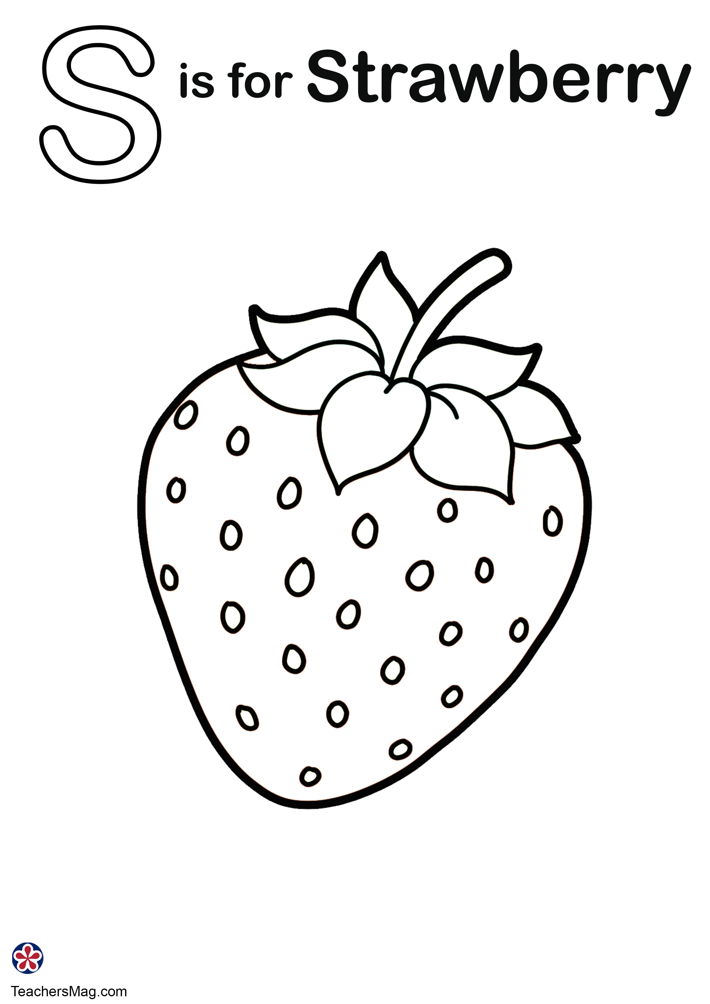 Letter s coloring pages