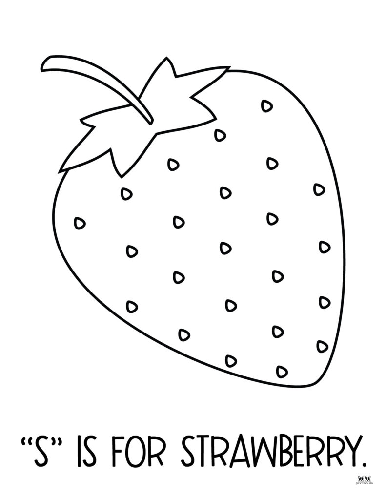Letter s coloring pages