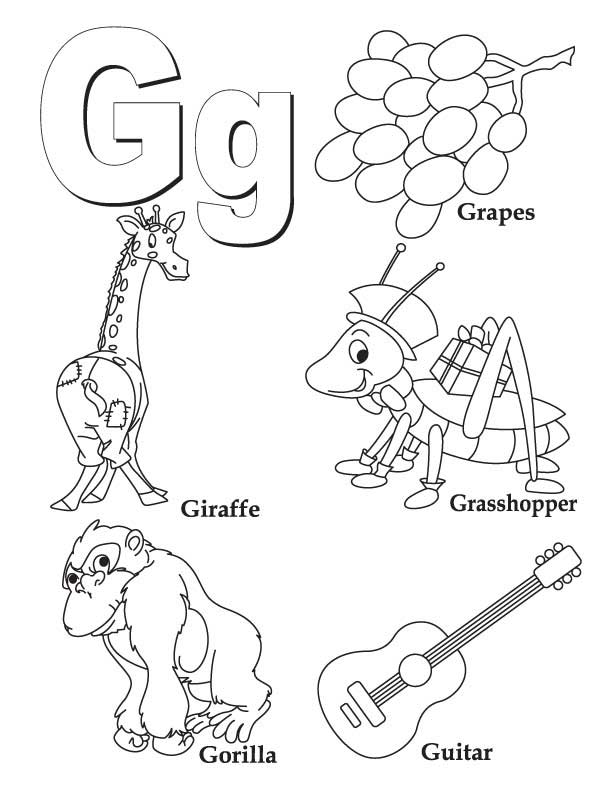 My a to z coloring book letter g coloring page download free my a to z coloring book letter g coloring page for kids best coloring pages