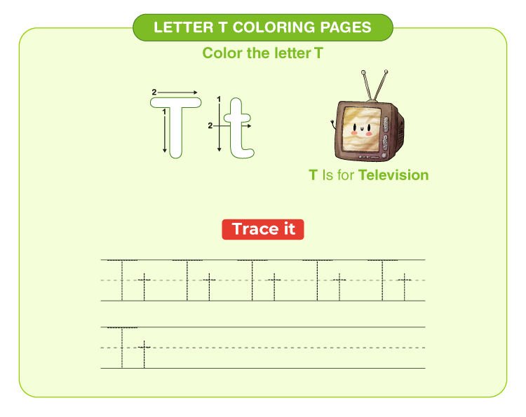 Letter t coloring pages download free printables for kids
