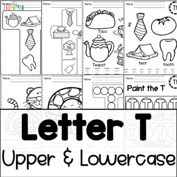 Letter t worksheets