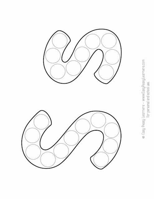 Free alphabet do a dot printables