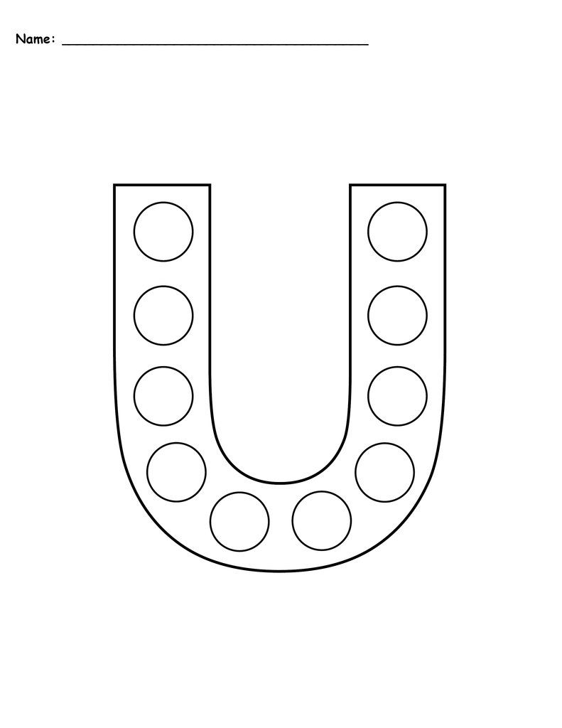 Letter u do