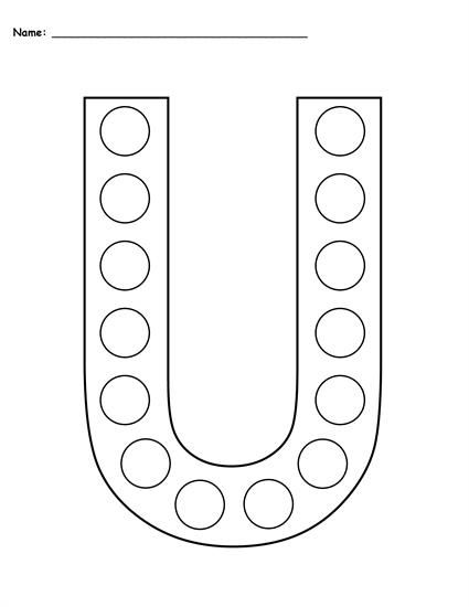 Letter u do