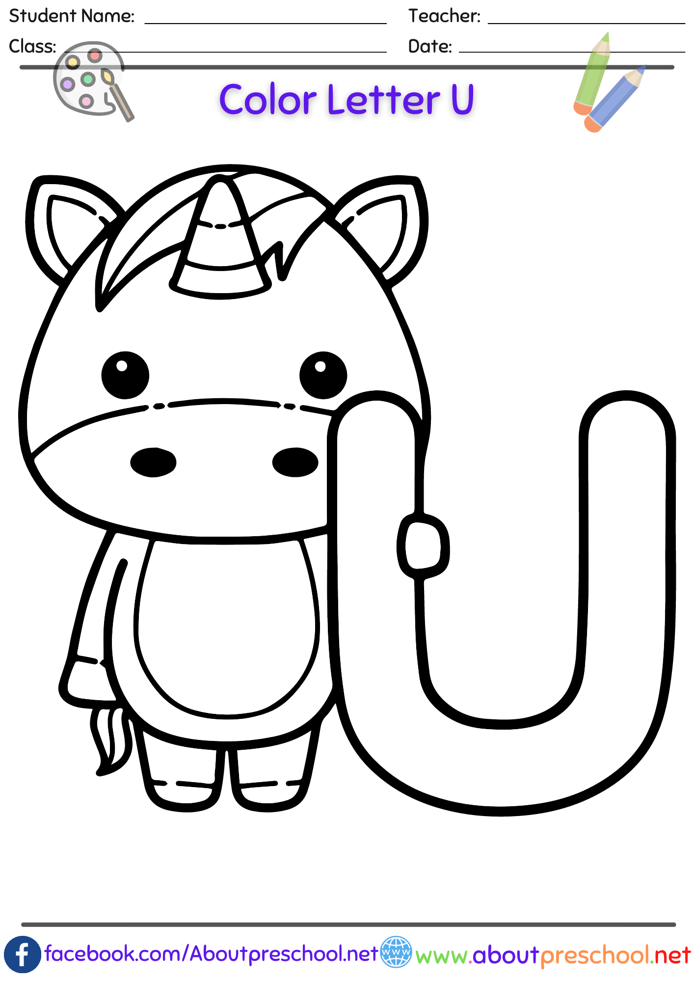 Letter u worksheets archives