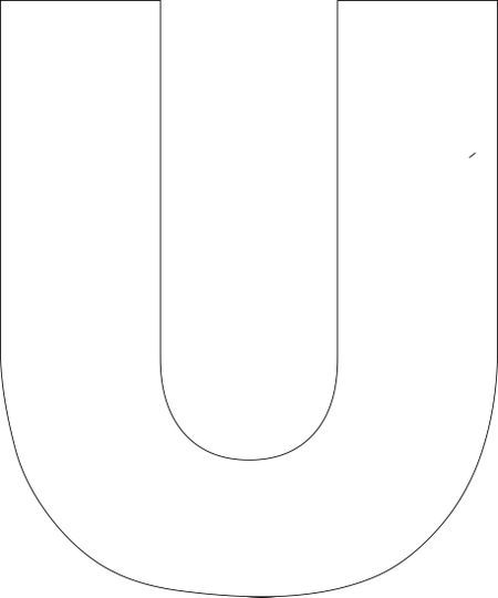 Free printable u template alphabet templates alphabet letter templates printable alphabet letters
