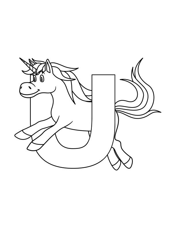 Printable alphabet coloring pages pages