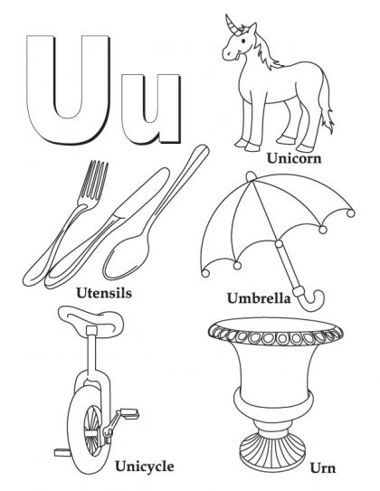 My a to z coloring book letter u coloring page download free my a to z coloring book letter u colâ alphabet coloring pages color worksheets abc coloring pages
