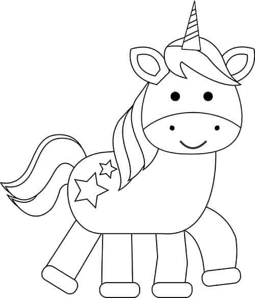 Free printable build a unicorn craft for kids mrs merry